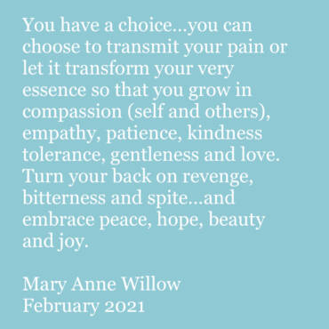 Quote – Transmit or Transform