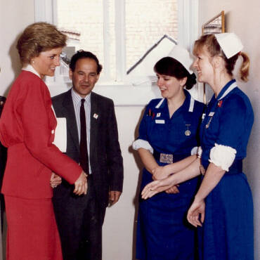 Princess Diana, a Nurse and a Red Balloon
